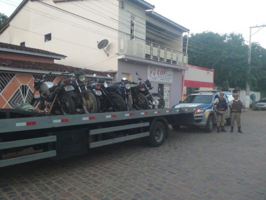 Em Jiquiriçá, operação ‘Titan’ apreendeu 7 motocicletas